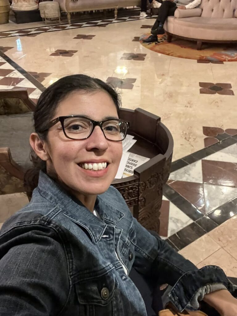 Andrea Salcedo spoke on abnormal uterine bleeding at the World Nutrition Summit.