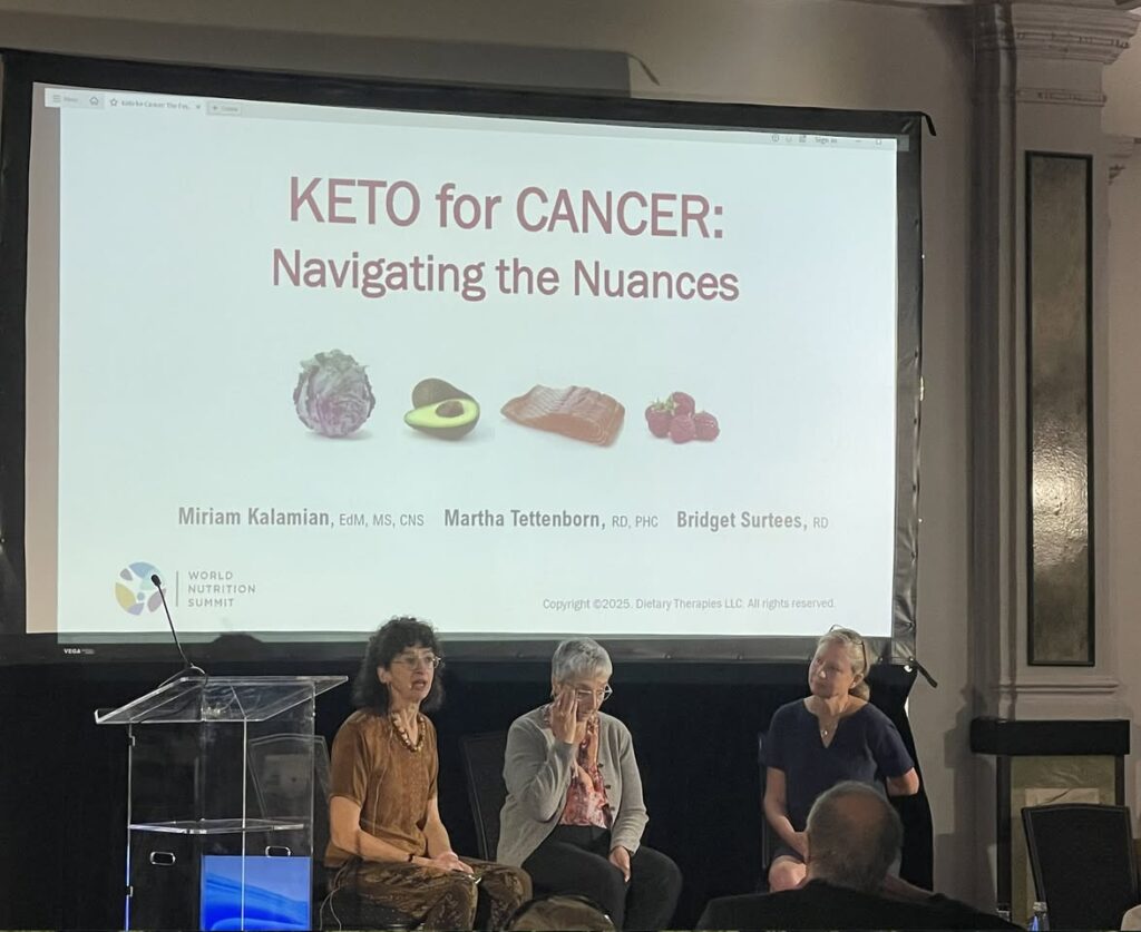 Mariam Kalamian spoke on keto for cancer at the World Nutrition Summit.