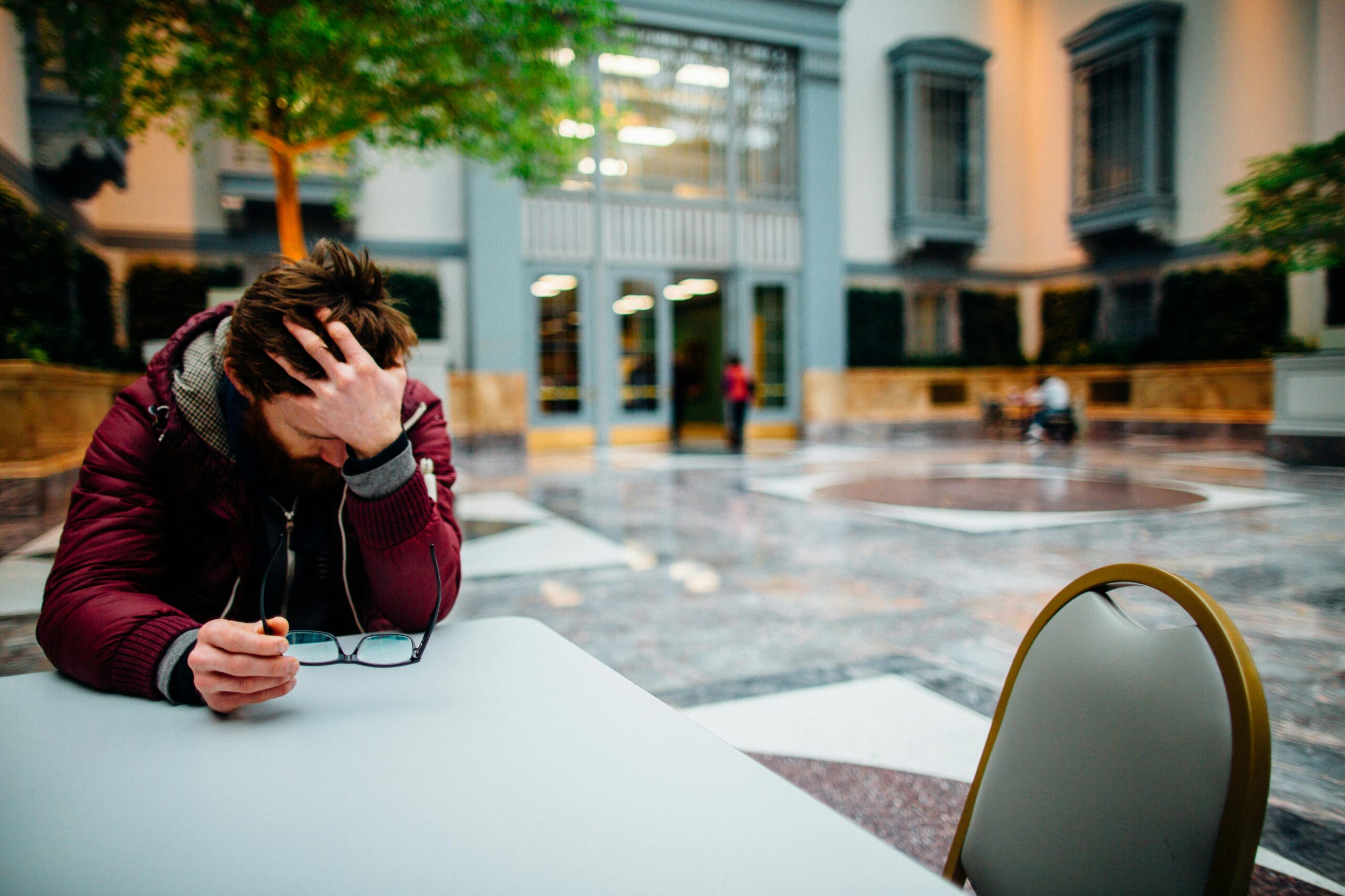 With inflammation: when the body burns, the brain burns, too.